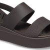 Crocs (WMNS) ブルックリン クロコ ロー エスプレッソ サンダル “ブラウン” 208585-206