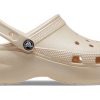 Crocs (WMNS) クラシック クロッグ プラットフォーム シマー “バニラ” 208590-108