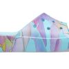 Crocs (WMNS) クラシック プラットフォーム パーム プリント スライド “ブルー マルチカラー” 208607-4NQ