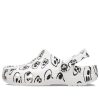 Crocs (WMNS) クラシック スカル プリント クロッグ “ホワイト ブラック” 208993-103
