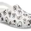 Crocs (WMNS) クラシック スカル プリント クロッグ “ホワイト ブラック” 208993-103