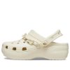 Crocs (WMNS) クラシック プラットフォーム チェーン クロッグ “ボーン” 209022-2Y2