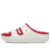 Crocs (WMNS) クラシック コジー ホリデー セーター サンダル “ホワイト レッド” 209227-90H