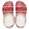 Crocs (WMNS) クラシック ホリデー セーター グラフィック “レッド ホワイト” 209237-90H
