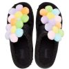 Crocs (WMNS) クラシック コージー デイジー クロッグ “ブラック マルチ” 209240-001
