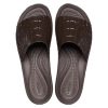 Crocs (WMNS) ブルックリン クロコ シャイン スライドサンダル “エスプレッソ” 209253-206
