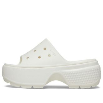 Crocs (WMNS) ストンプ スライド “ホワイト” 209346-0WV