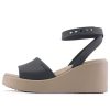 Crocs (WMNS) ブルックリン アンクルストラップ ウェッジサンダル “ブラックベージュ” 209406-07H