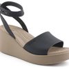 Crocs (WMNS) ブルックリン アンクルストラップ ウェッジサンダル “ブラックベージュ” 209406-07H