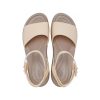 Crocs (WMNS) ブルックリン アンクルストラップ ウェッジサンダル “クリームホワイトブラウン” 209406-2DS
