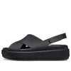 Crocs (WMNS) ブルックリン ラックス クロス ストラップ “ブラック” 209407-060