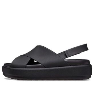 Crocs (WMNS) ブルックリン ラックス クロス ストラップ “ブラック” 209407-060 Crocs (WMNS) ブルックリン ラックス クロス ストラップ “ブラック” 209407-060