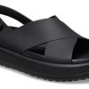 Crocs (WMNS) ブルックリン ラックス クロス ストラップ “ブラック” 209407-060