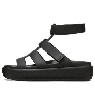 Crocs (WMNS) ブルックリン リュクス グラディエーター サンダル “ブラック” 209557-060