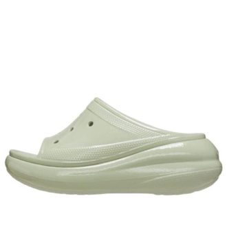 Crocs (WMNS) クラッシュ ハイシャイン スライド “ライトグリーン” 209648-3VS
