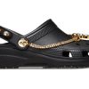 Crocs (WMNS) クラシック ティアラ クロッグ “ブラック ゴールド” 209684-001