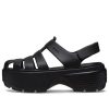 Crocs (WMNS) ストンプ フィッシャーマン サンダル “ブラック” 209938-001