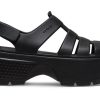 Crocs (WMNS) ストンプ フィッシャーマン サンダル “ブラック” 209938-001