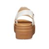 Crocs (WMNS) ブルックリン ウーブン ウェッジサンダル “ホワイトブラウン” 209977-0WV