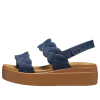 Crocs (WMNS) ブルックリン ウーブン ウェッジサンダル “ブルーブラウン” 209977-410