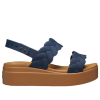 Crocs (WMNS) ブルックリン ウーブン ウェッジサンダル “ブルーブラウン” 209977-410