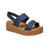 Crocs (WMNS) ブルックリン ウーブン ウェッジサンダル “ブルーブラウン” 209977-410