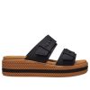 Crocs (WMNS) ブルックリン ウーブン バックル サンダル “ブラックブラウン” 209978-001