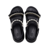 Crocs (WMNS) メガクラッシュ パール ラッフル サンダル “ブラック” 210179