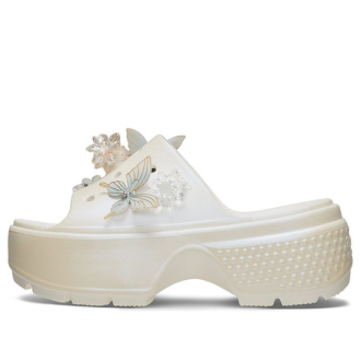 Crocs (WMNS) ストンプ スライド “ホワイト” 210180-100
