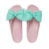Crocs (WMNS) クラシック プラットフォーム ボウ フリップフロップ “ピンク ティール” 210182-606
