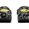 Crocs (WMNS) スマイリーワールド クラシック クロッグ “ブラック ホワイト イエロー” 873137