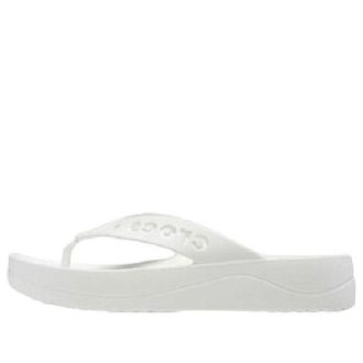 Crocs (WMNS) Baya プラットフォーム フリップフロップ “ホワイト” 208395-100