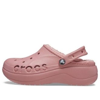 Crocs (WMNS) Baya プラットフォーム ライニング クロッグ “ピンク” 208708-682