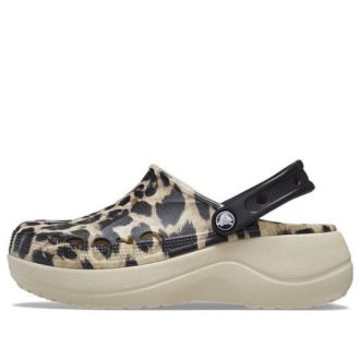 Crocs (WMNS) Baya プラットフォーム アニマルプリント クロッグ “Leopard” 208712