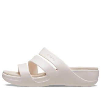 Crocs (WMNS) Boca ストラップウェッジサンダル “ホワイト” 207434-159