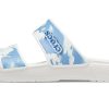 Crocs (WMNS) Crocsその他のスポーツスリッパ「ホワイトブルー」207248-100