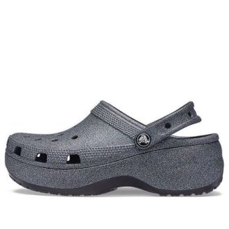 Crocs (WMNS) クラシック プラットフォーム グリッター II クロッグ “ブラック” 207770-001
