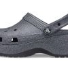 Crocs (WMNS) クラシック プラットフォーム グリッター II クロッグ “ブラック” 207770-001