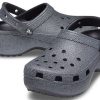 Crocs (WMNS) クラシック プラットフォーム グリッター II クロッグ “ブラック” 207770-001