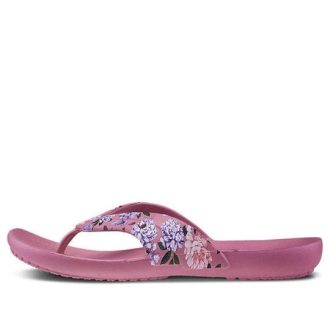 Crocs (WMNS) Kadee プリント フリップフロップ ピンク 206190-9A5 Crocs (WMNS) Kadee プリント フリップフロップ ピンク 206190-9A5