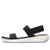 Crocs (WMNS) LiteRide ファッション ブラック サンダル 205106-066