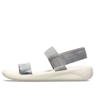 Crocs (WMNS) Literide グラフィックサンダル “グレー” 205375-0E9