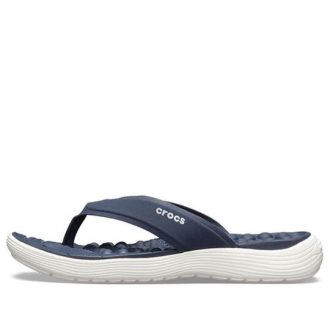Crocs (WMNS) Reviva フリップフロップ ディープブルー 205473-462 Crocs (WMNS) Reviva フリップフロップ ディープブルー 205473-462