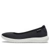 Crocs (WMNS) Reviva Cozy 通気性 ローカット アスレジャー カジュアル スポーツシューズ ブラック ホワイト 205880-066