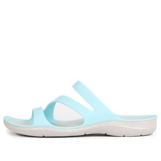 Crocs (WMNS) Swiftwater スポーツスリッパ “ブルーホワイト” 203998-4CV Crocs (WMNS) Swiftwater スポーツスリッパ “ブルーホワイト” 203998-4CV