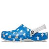 Crocs (WMNS) USA パターンプリント 軽量 コージーサンダル ブルー レッド 205974-94S