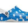 Crocs (WMNS) USA パターンプリント 軽量 コージーサンダル ブルー レッド 205974-94S