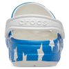 Crocs (WMNS) USA パターンプリント 軽量 コージーサンダル ブルー レッド 205974-94S
