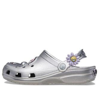 Crocs x Kenny Scharf クラシック クロッグ “シルバー” 209487-040