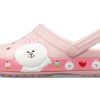 Crocs x Line Friends ビーチピンク ユニセックスサンダル 205791-606